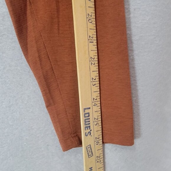 Lululemon Fast Free Tech Shirt Mens XL Athletic Reflective Rust Long Sleeve - Picture 13 of 14